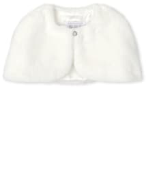 Girls fur cape discount