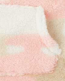 Girls Sherpa Half Zip Mock Neck Pullover