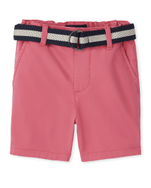 Baby And Toddler Boys Belted Woven Chino Shorts ASTILBE The Children s Place CA