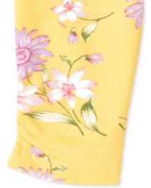 Lot de 2 pantalons à fleurs pour bébé fille
