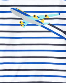 Toddler Boys Plane Top 3-Pack