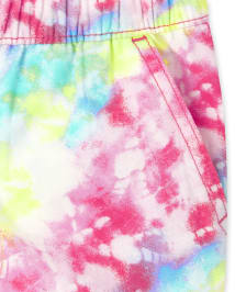 Girls Print Twill Pull On Shorts