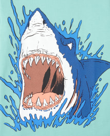 Boys Short Sleeve Shark Graphic Tee 3-Pack
