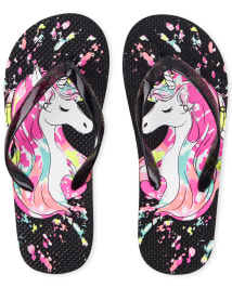 Tong clearance fille licorne