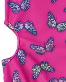 Maillot de bain une pièce papillon pour filles