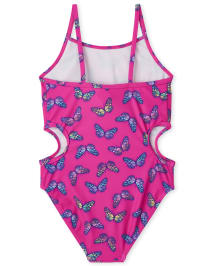 Maillot de bain une pièce papillon pour filles