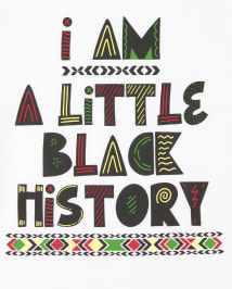 T-shirt graphique d'histoire de la famille noir assorti pour bébé et tout-petit unisexe