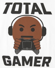 Camiseta gráfica Total Gamer para niños