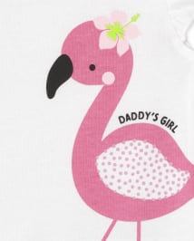 Lot de 5 cache-couches à volants et flamants roses pour bébé fille