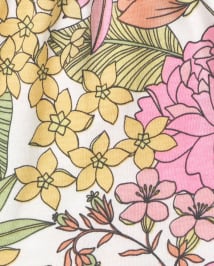 Lot de 2 shorts à fleurs pour bébé fille