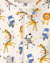 Unisex Baby And Toddler Animal Snug Fit Cotton One Piece Pajamas