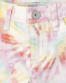 Short Jessica Simpson Girl's – Taille 16 – Tie Dye Rose – Coton élasthanne – Neuf Avec étiquettes