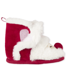 Baby santa slippers hot sale