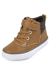 Toddler Boys Lace Up Hi Top Sneakers