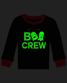 Unisex Baby And Toddler Matching Family Glow Boo Crew 2022 Snug Fit Cotton Pajamas