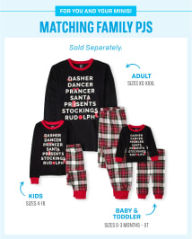 Pyjama unisexe en coton ajusté pour bébé et tout-petit