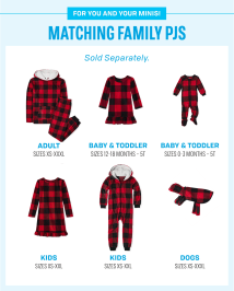 Girls Matching Family Christmas Long Sleeve Buffalo Plaid Fleece Ruffle Nightgown RED The Children s Place CA