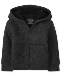 Black zip up hoodie baby hot sale