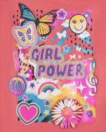 Lot de 3 t-shirts graphiques Emoji pour filles