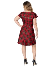 Plaid christmas dress womens hot sale