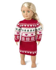 Doll and me christmas dress 2025