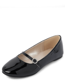 Girls Jeweled Ballet Flats BLACK The Children s Place CA