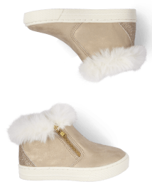 Toddler Girls Metallic Sneaker Boots GOLD The Children s Place CA