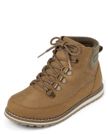 Boys Lace Up Boots The Children s Place CA TAN
