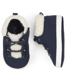 Baby Boys Faux Fur Boots The Children s Place CA NAVY