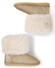 Girls Glitter Chalet Boots