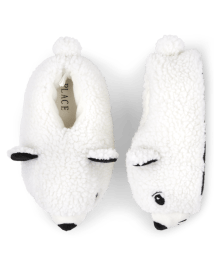 Polar bear slippers sales