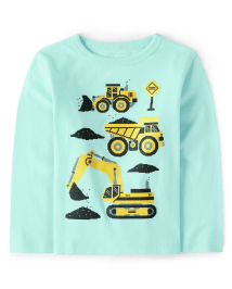 Baby and Toddler Boy Construction Graphic Tee
