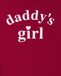 Girl's Daddy's Girl Graphic Tee