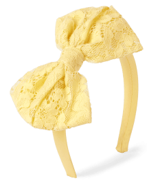 Girls Lace Bow Headband
