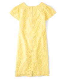 Robe droite en dentelle maman et moi pour femme