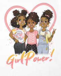 Girls Girl Power Graphic Tee