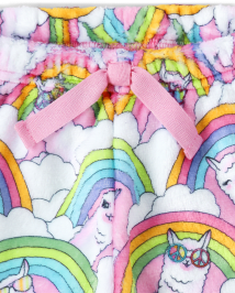 Girls fleece pajama shorts on sale