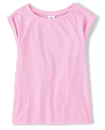 Girls Short Sleeve Pajama Top PINK The Children s Place CA