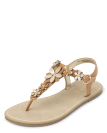 Girls t strap sandals deals