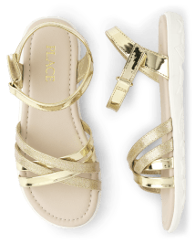 Girls Glitter Sandals