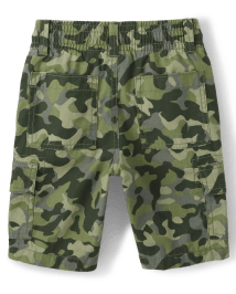 Boys Woven Camo Print Pull On Cargo Shorts | The Children's Place CA ...