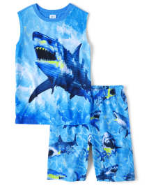 Pyjama requin garcon clearance