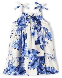 Baby Girls Matching Family Floral Tiered Dress