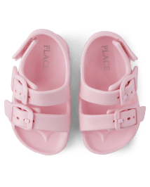 Baby Girls Buckle Sandals The Children s Place CA PINK
