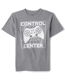 Boys Short Sleeve Control Center Graphic Tee | The Children's Place CA ...