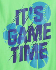 Boys Game Time Graphic Tee