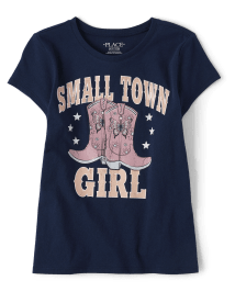 Girls Small Town Girl Graphic Tee