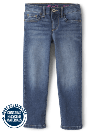 Girls Basic Straight Jeans | The Children's Place CA - SPRING WASH