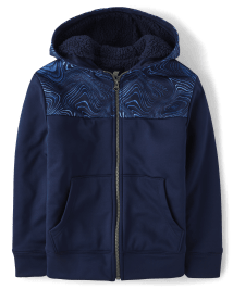 The Children's Place Boys Sherpa Lined Shacket - Flannel Plaid Shirt Jacket With Snap Front, Snap Cuffs - View #8