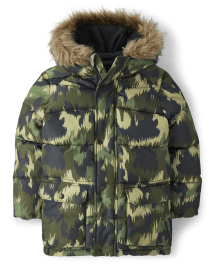 Boys camo parka outlet